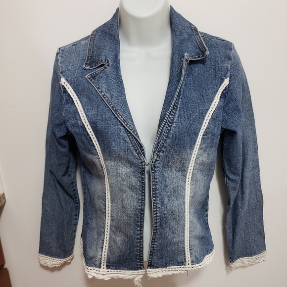 Yes Jeans collared denim jacket - Picture 3 of 5